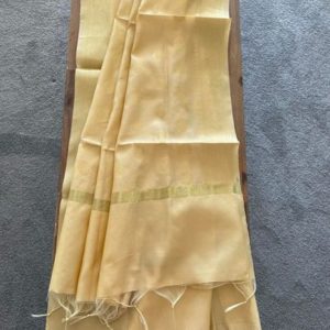 Semi Banarasi Dupatta Gold