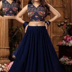 Chinnon Lehenga Choli Blue