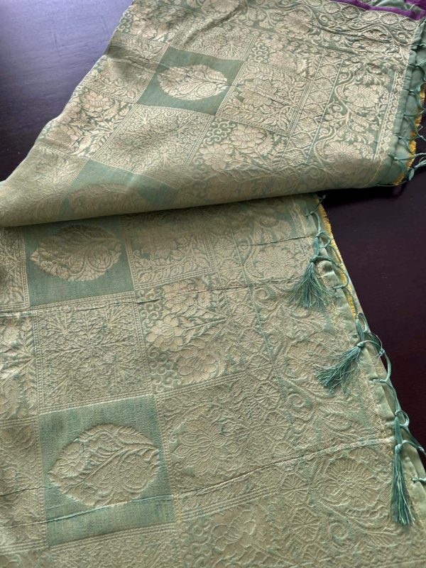 Banarasi Saree Green - Image 3