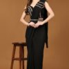 Readymade Saree Black