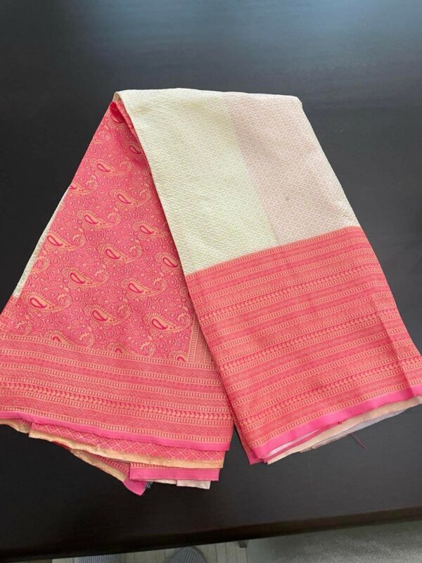 Lichi Silk Saree - Image 2